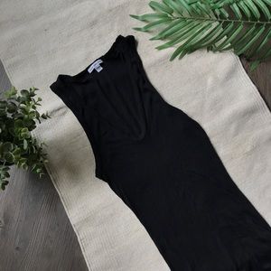 James Perse Black Tank Top